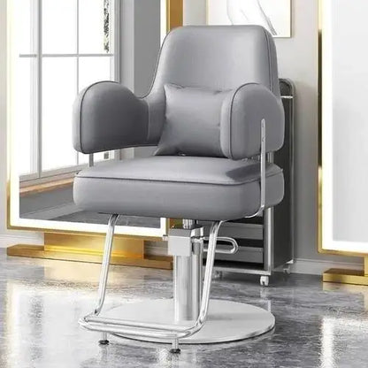 Style Durable Hair Salon European Barber Chairs Hairdressing Chair Dressing Room Back Armchair Recliner Cabeceros Furniture
