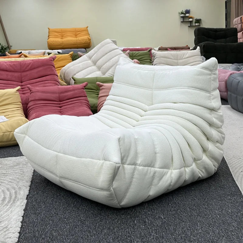 Lazy sofa sofa light luxury simple chair suede freehand space recliner