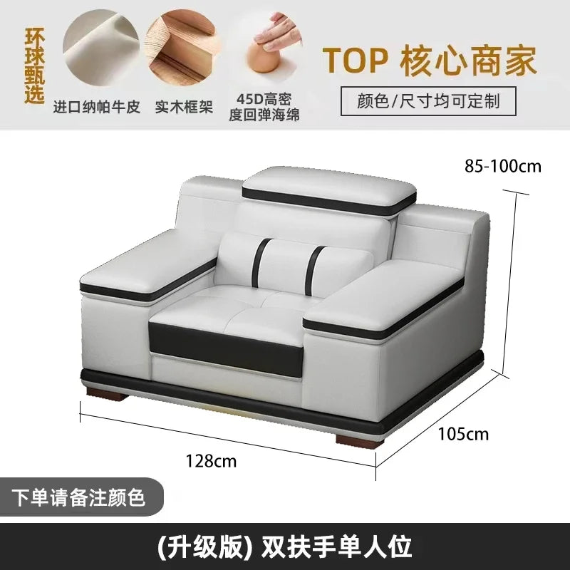 Large Size Lazy Living Room Sofas Leather Relaxing Modern Cheap Lounge Living Room Sofas Luxury Koltuk Takımı Home Decoration