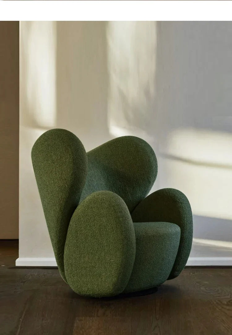 Nordic Lounge Armchair Rocking Chair Living Rooms Modern Individual Armchairs Design  Accordion Dinning Salon Sedie Da Furniture
