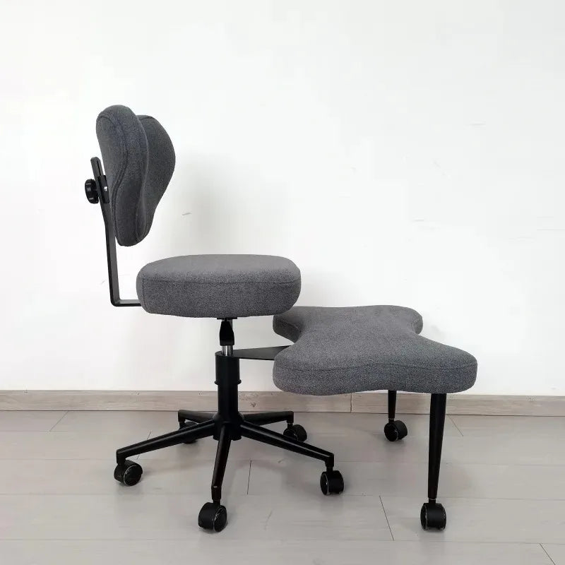 Cross Legged Office Chair – Meditation Seat with Lumbar Support for Desk Work, Yoga & Mindfulness Comfortable & Space-Saving