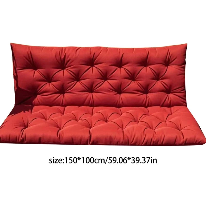 Patio Swing Replacement Cushion Thicked Swing Cushions Water Resistant 60x40Inch