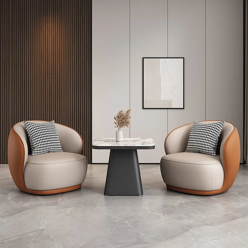 Negotiation table and chair combination lounge area light luxury modern lounge area reception table negotiation table sales