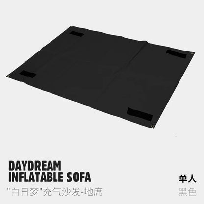 Double and Single Inflatable Sofa with Built-in Air Pump, Comfortable and Portable for Camping and Leisure Home Use