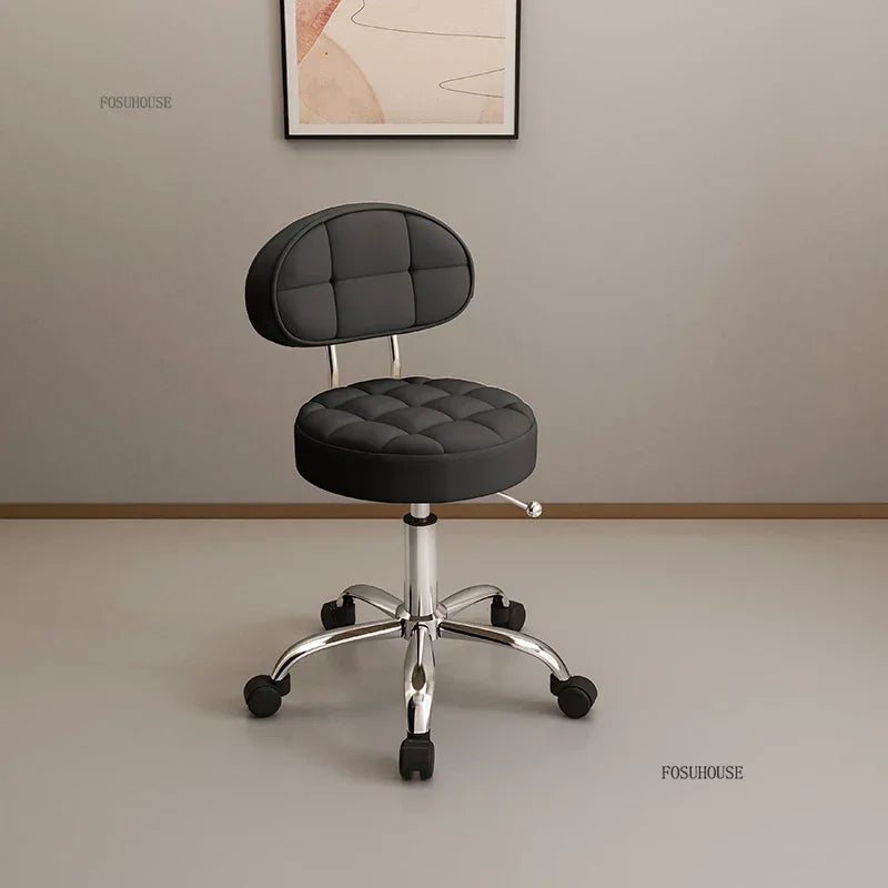 Backrest Pedicure Chair Barber Shop Pulley Hairdressing Chairs Lifting Manicure Stool Design Hair Salons Furniture Barber Chair