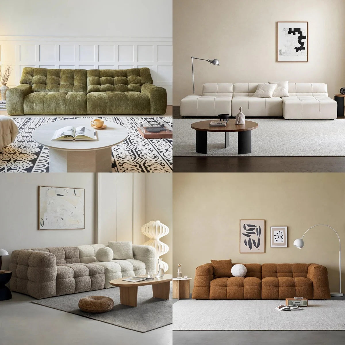 Minimalist Multi-Seat Leather Sectional Sofa Combination Modern Simple Living Room Sofas First Layer Cowhide L Shade Sofa Set