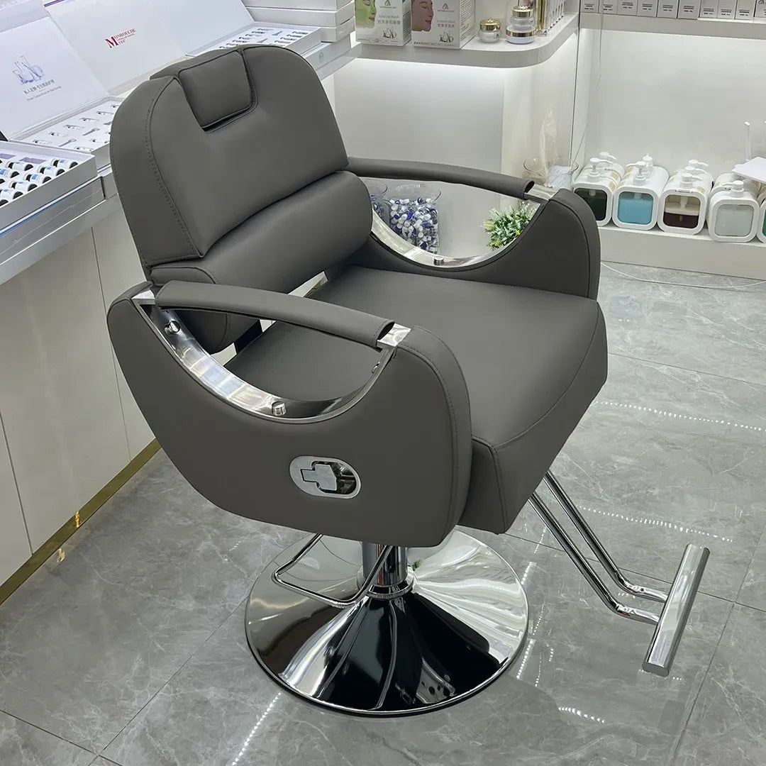 Shop Modern Barber Chair Design Nordic Luxury Chic Barber Chair Slim Style Krzesło Fryzjerskie Salon Furniture