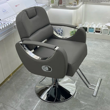 Shop Modern Barber Chair Design Nordic Luxury Chic Barber Chair Slim Style Krzesło Fryzjerskie Salon Furniture