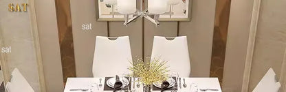 Set Of 2 Luxury Dining Chairs Modern Comfortable Living Room Designer Dining Chairs Aesthetic Beauty Chaise Home Furniture