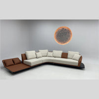 Luxury Living Room Furniture Fabric L-Shape Corner Sofa Set for Hotel Home Villa & Apartment