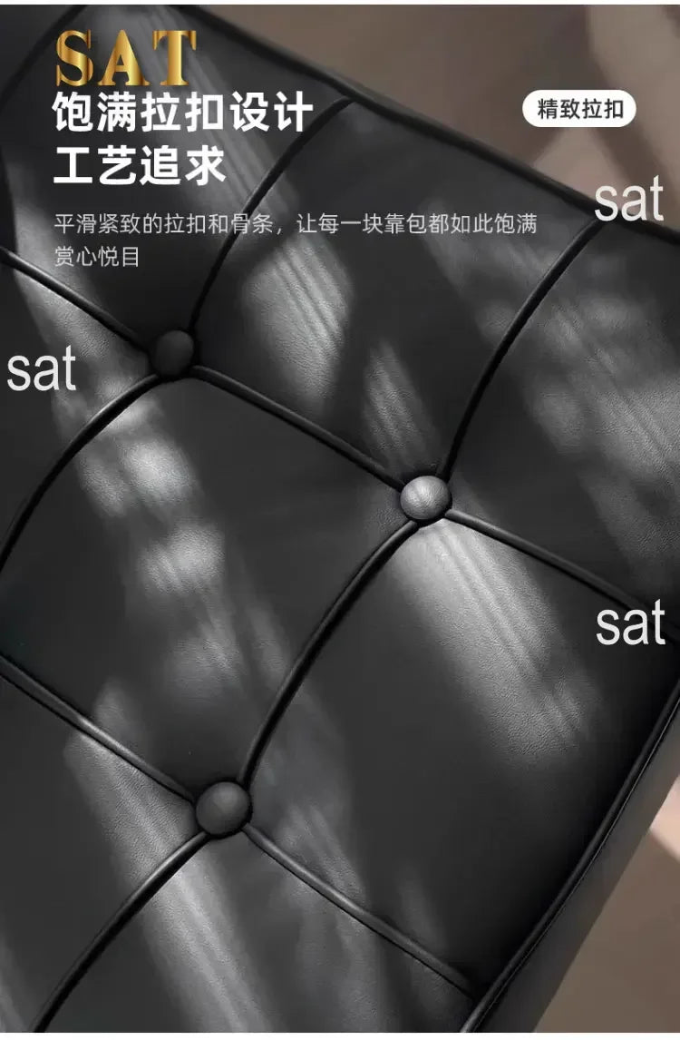 Balcony Throne Relax Reading Modern Room Decor Fashion Chairs Black Metal Living Room Chairs Comfortable Sillones Home Design