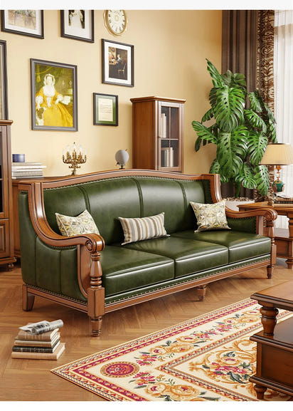 Customizable 123 combination first layer cowhide living room villa sofa