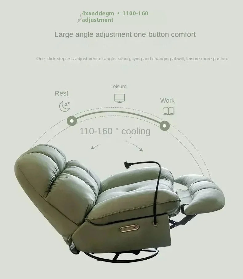 Lazy Sofa First-class Leisure Sofa Electric Intelligent Multifunctional Living Room Single Person Sofa Can Sleep and Lie Down