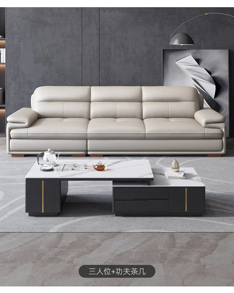Real Minimalist Living Room Sofas Classic Sleeping Modern Lounge Sofa Leather Luxury Soft Couch Wohnzimmer Furniture For Home