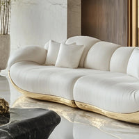 Sofa, comfort, artistic aesthetics, sofa villa, Italian light luxury