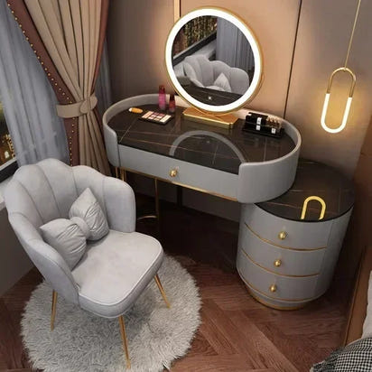 Vanity Table Stand Makeup Vanity Table Girls White Bedroom Desk Vanity Table Drawers Storage Coiffeuse De Chambre Home Furniture