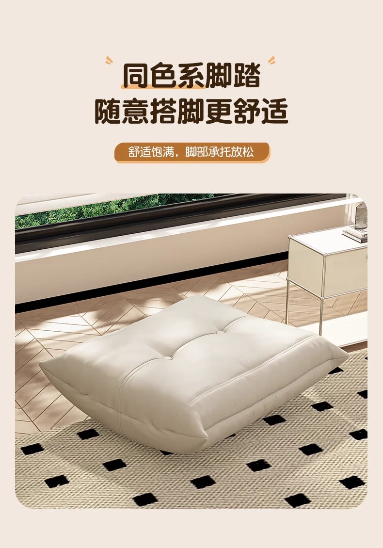 Oil wax caterpillar sofa, fashionable, high-end and atmospheric, luxurious decoration for living room, bedroom, hotel