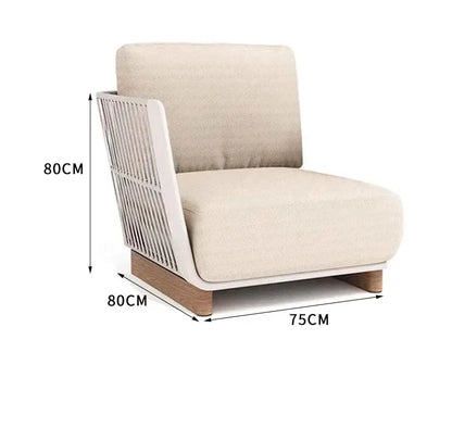 Leisure Outdoor Sofas Balcony Accent Design Courtyard Hotel Garden Sofas Floor Nordic Office Furniture Arredo Giardino Lshysf