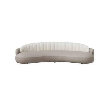 Curved Velvet Couches Modern Lounge Comfortable Nordic Puffs Sofa Luxury Designer Solid Wood Sofas Para El Hogar Home Furniture