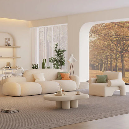 Customizable simple modern beauty salon sofa small apartment design