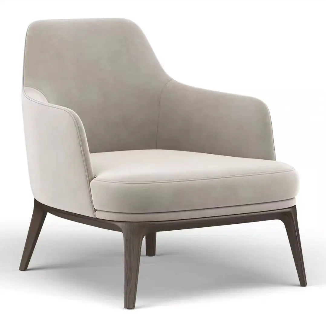 Light luxury fabric single sofa chair modern simple tiger chair