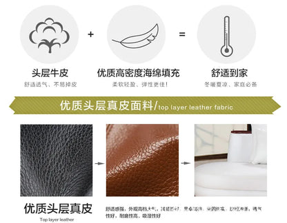 First layer cowhide sofa, creative curved leather sofa combination
