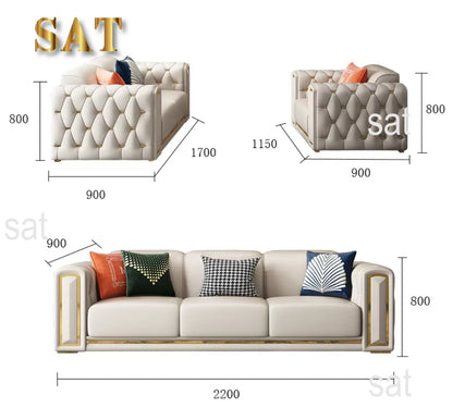 #*s for Living Room Leather Sectional Sofa Set Modern Design Convertible L-Shape Sponge Filling Grey Arm Chairs
