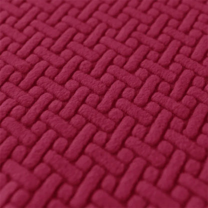 1/2/3 Seater Recliner Sofa Cover Jacquard Solid Color Stretch Couch Coushion Solid Color Sofa Slipcover for Living Room Home