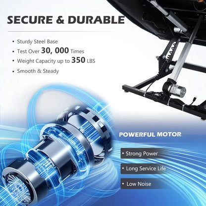 Power Lift Chair with Full-Body Massage and Heat, Electric Recliner Chairs for Adults, Remote Control, Standing Assistance, USB