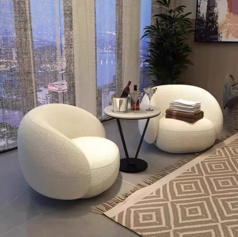 Recliner Wood Couch Nordic Simple Comfortable Recliner Living Room Sofas Modern Lounge White Sofas Para El Hogar Salon Furniture