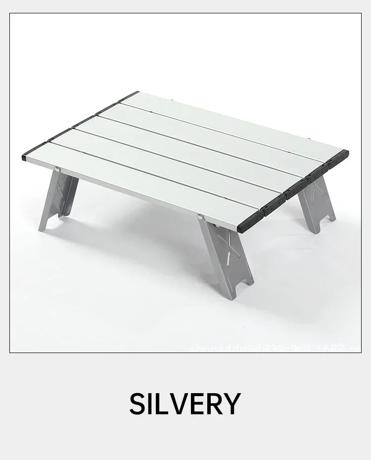 Portable Outdoor Beach Table Ultralight Foldable Camping Table Mini Aluminum Table Garden Party Trip Hiking Table