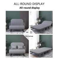 Modern folding sofa bed apartment small apartment simple single and double folding sofa with armrest
