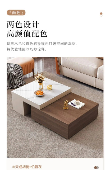 Minimalist Beauty Coffee Tables Italian Rectangular Industrial Trendy Coffee Tables Nordic Classic Mesa De Centro Furniture