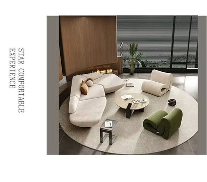 Premium ins style home nail salon rest area beauty salon sofa light luxury office home Nordic style sofa