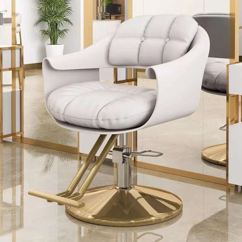 Creative Luxury Barber Chairs Modern Simple Style Minimalist Salon Chairs Space Saving Italian Friseurstuhl Salon Furniture