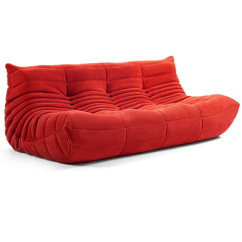Cross-border supply caterpillar lazy sofa sitting recliner living room single double three Nordic leisure compression sofa