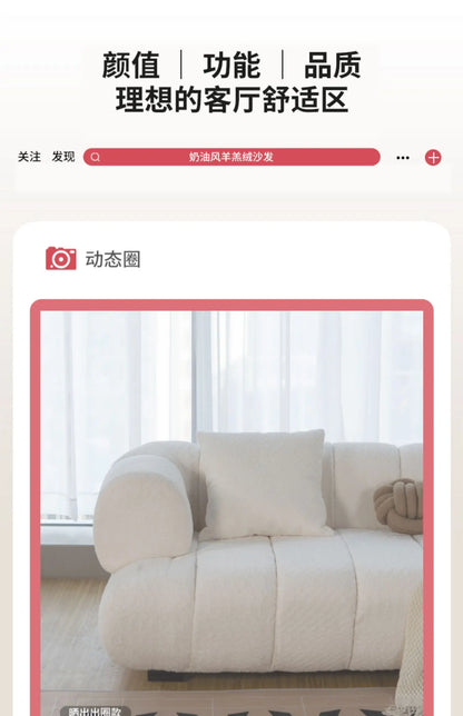 White Velvet Togo Sofa Replica Home Salon Modern Couch Nordic Style Living Room Sofa Puffs Szafki Do Salonu Replica Furniture