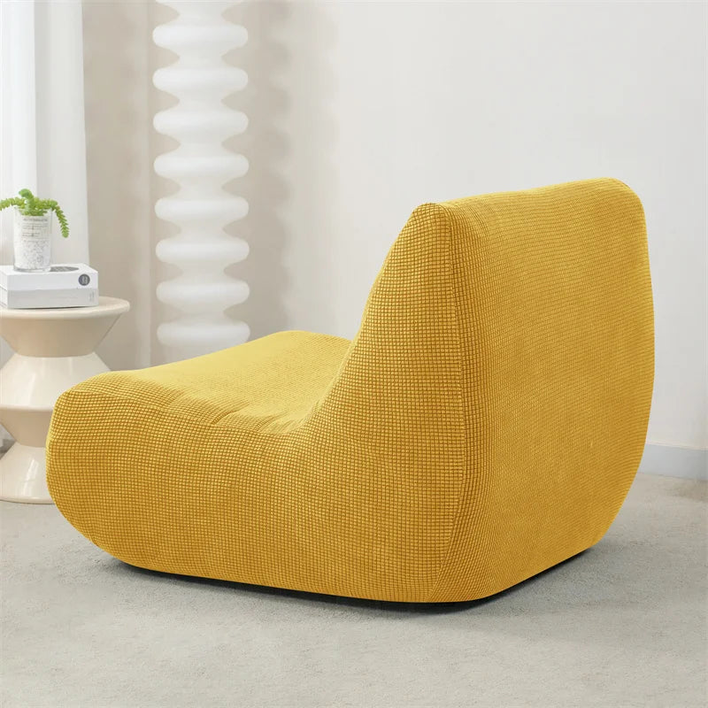 Stretch Polar Fleece Sofa Cover for Living Room Solid Color Lounge Couch Cover All-inclusive Relax Sofa Slipcovers Protector