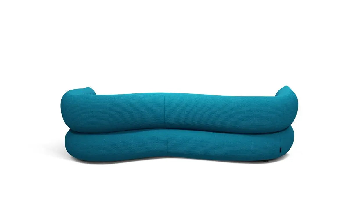 A Sofa Italian simple curved fabric sofa custom Foshan furniture