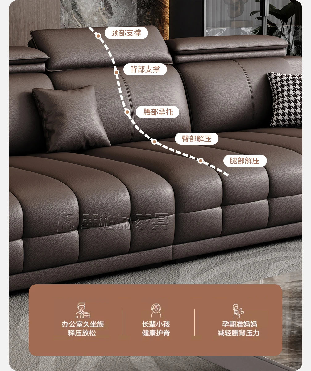 Leather Tables Living Room Sofas Luxury Modern Recliner Conference Tables Living Room Sofas Couch Lazy Muebles Home Furniture