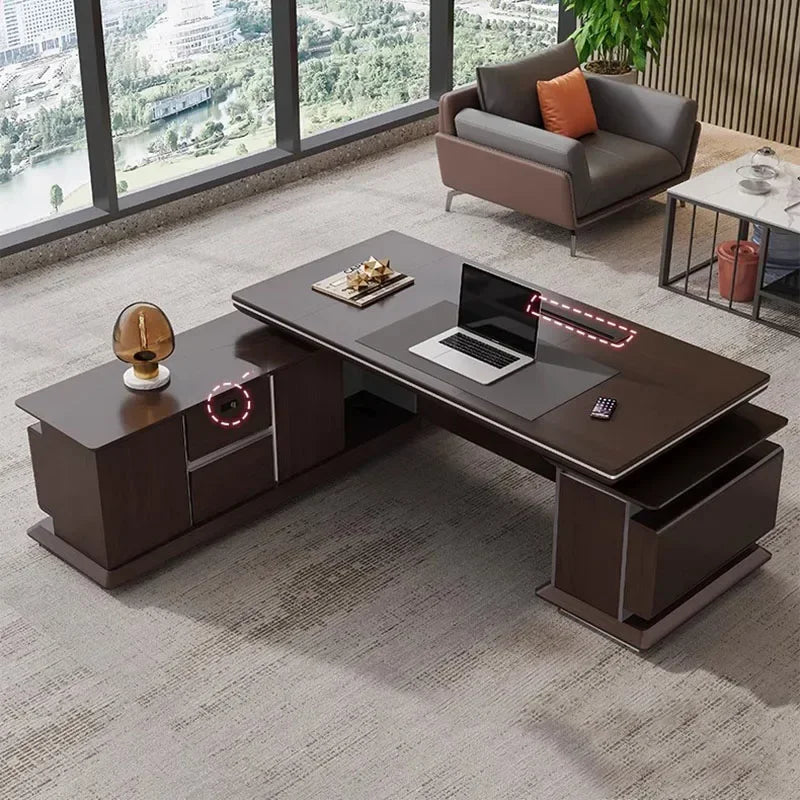 Aesthetic Executive Office Executive Desk Reading Minimalist Table Computer Tables Coffee Reception Tavolino Hotel Furniture