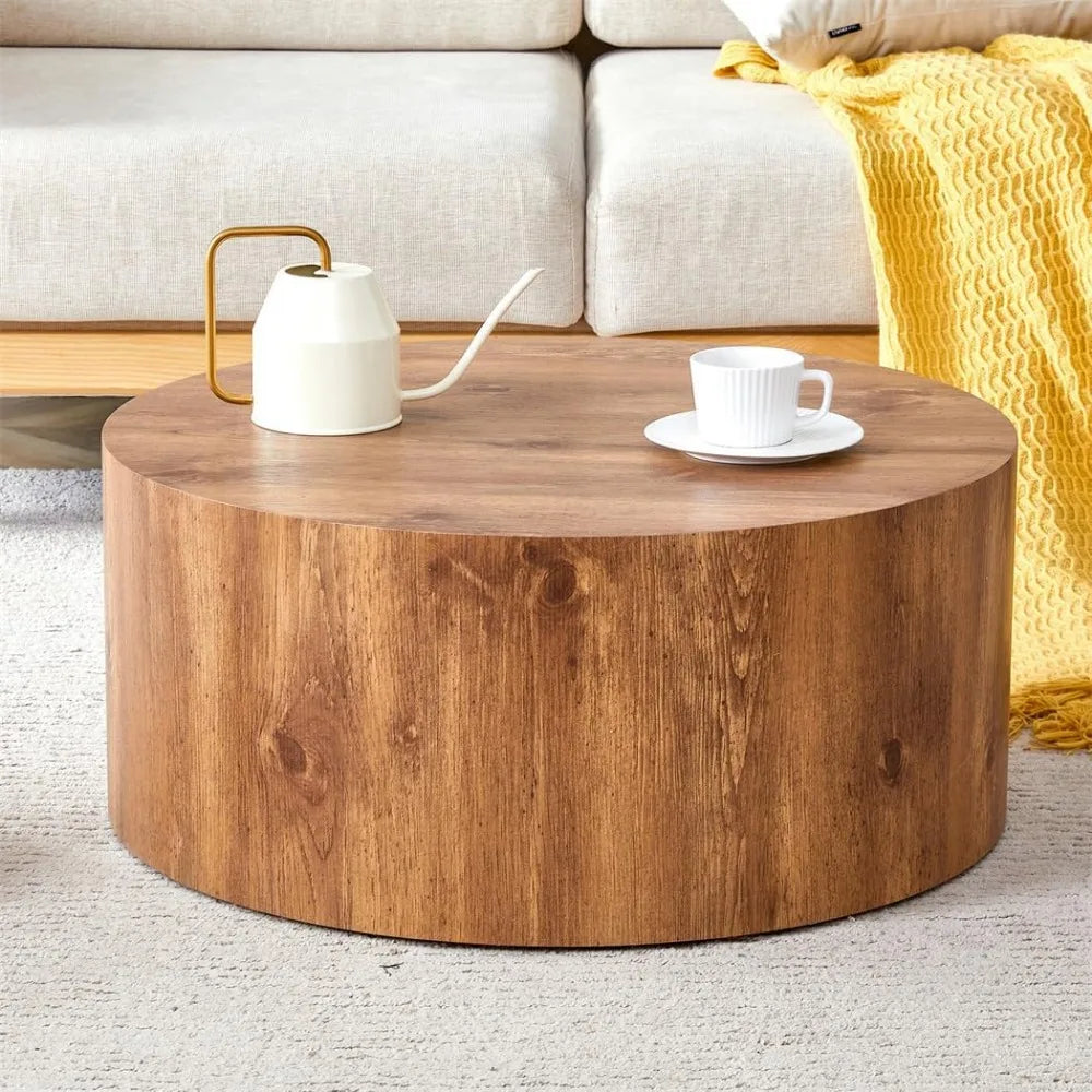 Modern Wooden Coffee Table for Living Room, Center Table, No Assembly Needed, Ready to Use, Sleek Design
