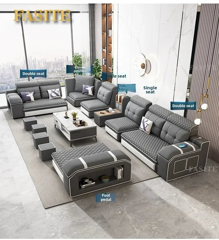 Durable Premium Quality Couch Pouf Living Room Sofas Futon Floor Designer Relaxing Filling Nordic Living Room