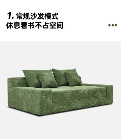 Vacuum Compression Sofa, Sponge One-piece Small Apartment Folding Sofa, Living Room Lazy Sofa