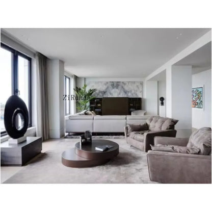 Stainless steel coffee table hotel decoration living room villa central table