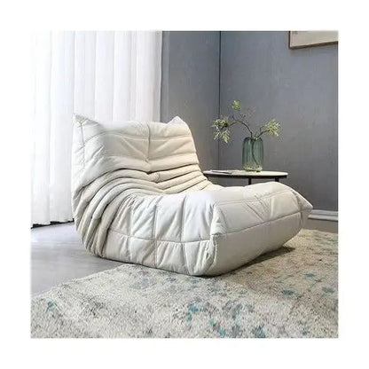 Lazy sofa, togo caterpillar sofa, light luxury, simple Internet celebrity creative chair, suede freehand space recliner