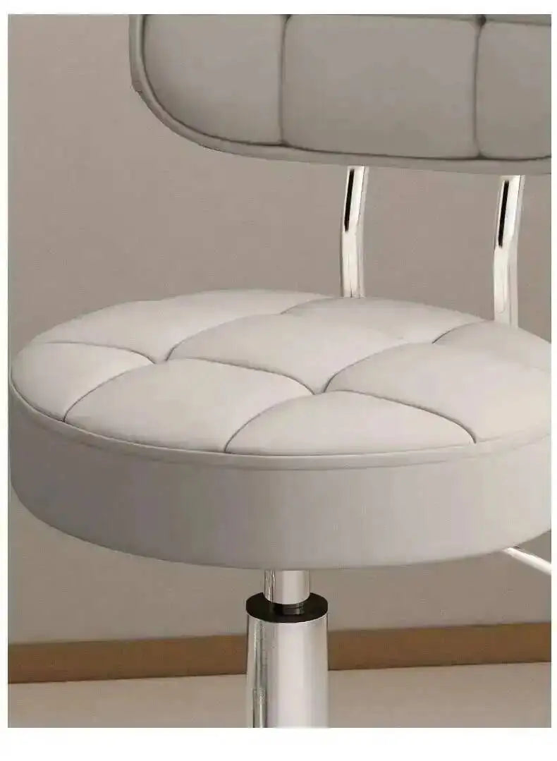 Big work stool hair cutting chair rotating lifting round stool pulley hair salon special beauty stool