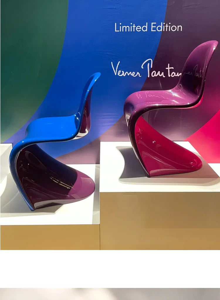 Minimalist personality art Internet celebrity color dining chair negotiation chair