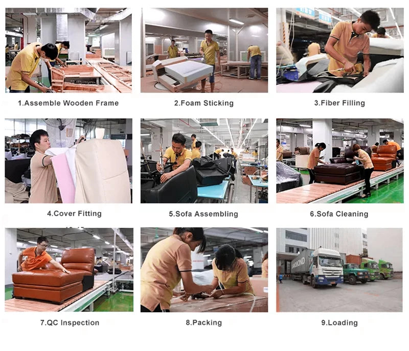 Custom Leather L Shaped Couch Lounge Multifunction Power Smart Recliner Electric Reclining Corner Sofa USB Headrest Footrest