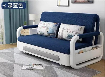 retractable small apartment living room, push pull single double sofa foldable